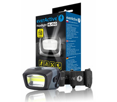 EverActive HL150 / čelovka / COB LED 3W / 150 lm / 3x AAA