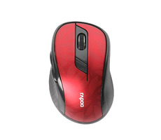 Rapoo M500 Silent Multi-mode červená / bezdrátová optická myš / 1600 DPI / 2.4 Ghz / BT 3.0 a 4.0 / 6 tl. + kolečko