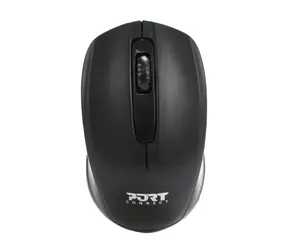 PORT CONNECT Wireless OFFICE černá / bezdrátová myš / USB 2.4GHz dongle / 1000 DPI / 2x AAA