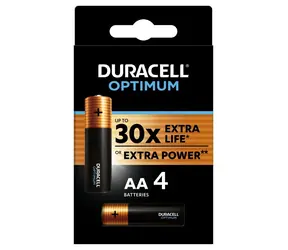 DURACELL - Optimum alkalická baterie tužková AA 4 ks