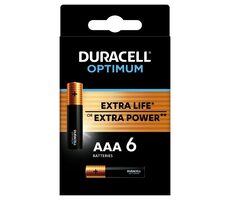 DURACELL - Optimum alkalická baterie mikrotužková AAA 6 ks