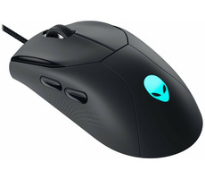 DELL AW320M černá / Optická herní myš / 1900 DPI / 6 tlačítek / USB-A / RGB / kabel 2m