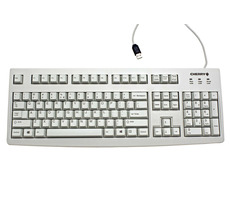 CHERRY G83-6104LUNEU-0 světle šedá / Kancelářská klávesnice / drátová / USB / US layout
