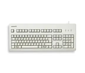 CHERRY G80-3000LPCGB-0 šedá / Kancelářská klávesnice / drátová / USB / UK layout