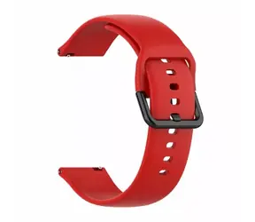 Xiaomi univerzální silikonový řemínek 20 mm červená