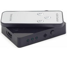 Gembird DSW-HDMI-34 Switch HDMI / 3x HDMI (vstup) / 1x HDMI (výstup) / dálk. ovladač