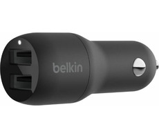 BELKIN CCB001btBK dual car cahrge černá / nabíječka do auta USB / 24W