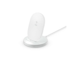 BELKIN WIB002vfWH wireless charging stand bílá / bezdrátový nabíjecí stojánek / 15W