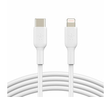 BELKIN CAA003bt1MWH kabel USB-C na Lighting bílá / 1m