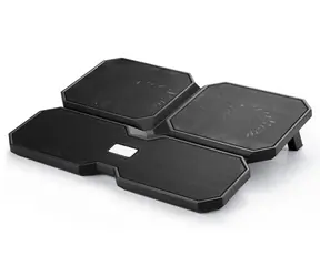 DEEPCOOL MULTI CORE X6 černá / chladicí podložka pod notebook / do 15.6" / 2x 140mm + 2x 100mm / 2x USB 