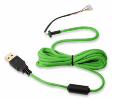 Glorious Ascended v2 zelená / pletený USB kabel / pro herní myš Glorious O/O-/D