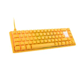 Ducky One 3 Yellow SF MX-Clear žlutá / Herní klávesnice / podsvícená / mechanická / drátová (USB) / DE