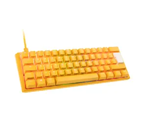 Ducky One 3 Yellow Mini MX-Clear žlutá / Herní klávesnice / podsvícená / mechanická / drátová (USB) / DE