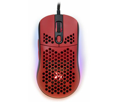 AROZZI FAVO Ultra Light červená / Herní myš / optická / 16000 DPI / USB / 7 tlačítek 