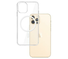 3mk MagCase ochranný kryt pro Apple iPhone 12 & 12 Pro čirá