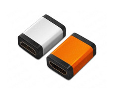 PremiumCord spojka HDMI A - HDMI A / oranžová