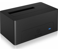 Icy box IB-1121-C31 černá / Dokovací stanice pro 1x HDD/SSD disk / SATA I & II & III / USB-C