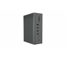 Icy Box IB-DK2262AC dokovací stanice pro notebook černá / 3x USB3.0 + 3x USB 2.0 + 1x USB-C/ 1x VGA + 2x HDMI / 1x RJ45
