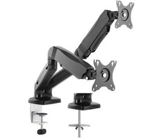 Icy Box IB-MS304-T Stolní držák pro dva monitory do 27" / standardy VESA 75x75 & 100x100 / nosnost: 6.5kg