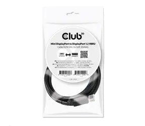 CLUB3D CAC-2163 kabel Mini displayPort 1.2 M/M černá 2m / 4K 60Hz 