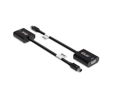 CLUB3D CAC-2113 aktivní redukce Mini DisplayPort na VGA M/F černá / FHD 60Hz