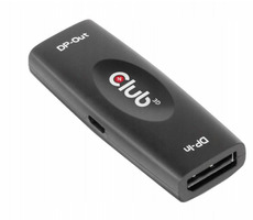 CLUB3D CAC-1007 aktivní redukce DisplayPort 1.4 F/F černá / 4K 120Hz 