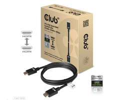 CLUB3D CAC-1370 kabel Ultra High Speed HDMI M/M černá 1.5m / 8K 60Hz / 4K 120Hz / 48Gbps 