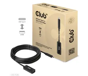CLUB3D CAC-1536 adaptér USB-C na USB-A M/F černá 5m / 10Gbps 