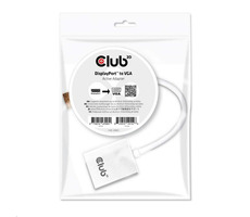 CLUB3D CAC-2003 aktivní adaptér DisplayPort na VGA / FHD 60Hz