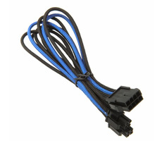 SilverStone kabel 8-pin EPS > 4+4-pin ATX/EPS 30 cm černo-modrá