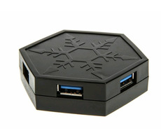 SilverStone EP01B 4-port USB hub černá / 4x USB 3.0
