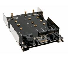 SilverStone SST-SDP12 montážní adaptér 3.5" pro 2x M.2 SATA & 1x M.2 NVMe SSD disky