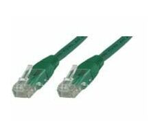 MicroConnect CAT5e U/UTP 0.5m zelená / PVC