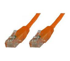 MicroConnect CAT5e U/UTP 0.5m oranžová / PVC
