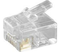 MicroConnect Konektor RJ-12 6P6C 10 kusů