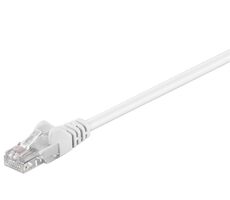 MicroConnect CAT5e U/UTP 1m CCA bílá / PVC / AWG 26/7