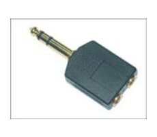 MicroConnect Splitter na sluchátka 6.35mm Stereo jack - 2x 3.5mm Stereo jack