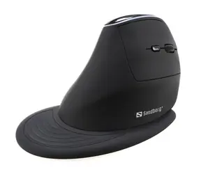 Sandberg Wireless Vertical Mouse Pro černá / vertikální myš / optická / 1600 DPI / 6 tlačítek