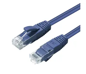 MicroConnect CAT6 U/UTP 0.3m modrá