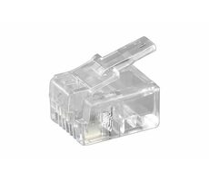 MicroConnect Konektor RJ-11 6P4C 10 kusů