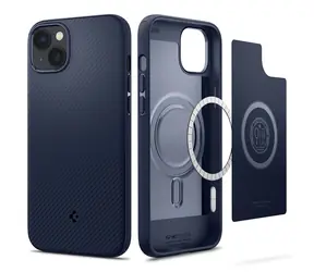 Spigen Mag Armor pouzdro pro Apple iPhone 14 Max modrá
