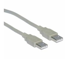 MicroConnect kabel USB2.0 A (M) - USB2.0 A (M) 2m šedá / 480Mbit/s