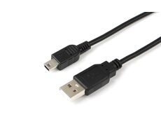 MicroConnect kabel USB2.0 A (M) - miniUSB B (M) 3m černá