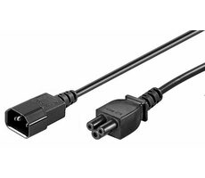 MicroConnect Prodlužovací kabel C14 - C5 1m černá