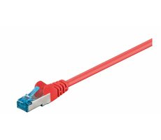 MicroConnect CAT6a S/FTP 0.5m červená / LSZH