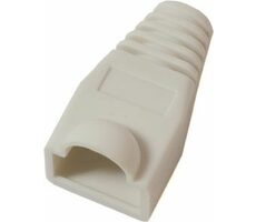 MicroConnect Kryt konektoru RJ45 bílá / 50ks