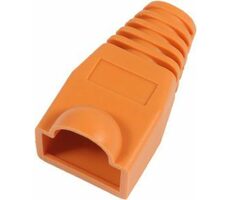MicroConnect Kryt konektoru RJ45 oranžová / 50ks