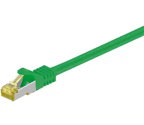 MicroConnect CAT7 S/FTP Patch Cord 0.5m zelená / LSZH
