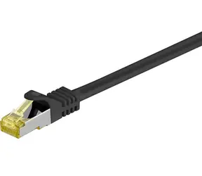 MicroConnect CAT7 S/FTP Patch Cord 0.5m černá / LSZH