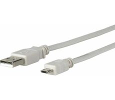 MicroConnect kabel USB2.0 A (M) - microUSB B (M) 5m šedá / 480Mbit/s